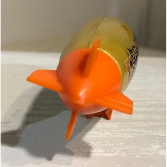 Hot Wheels Power Blimp Toy Car 1991 Gold & Orange 1:64 Scale Collectible - Picture 3 of 5